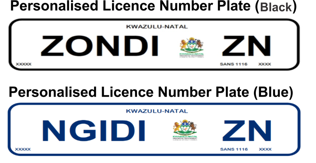 Personalised ZN Plate