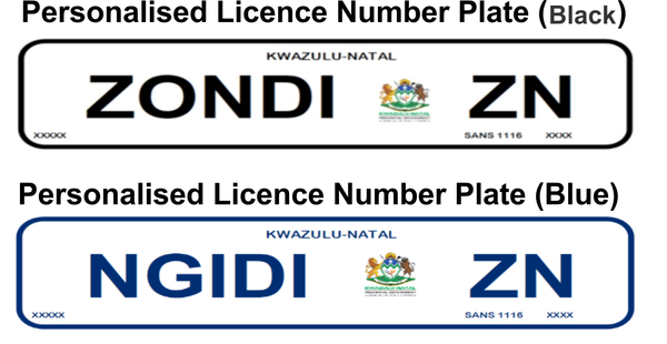 Personalised ZN Plate